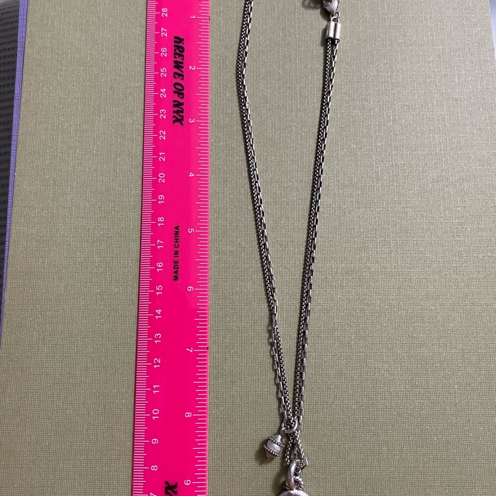 Brighton Silver tone Pendant Necklace - Picture 2 of 2